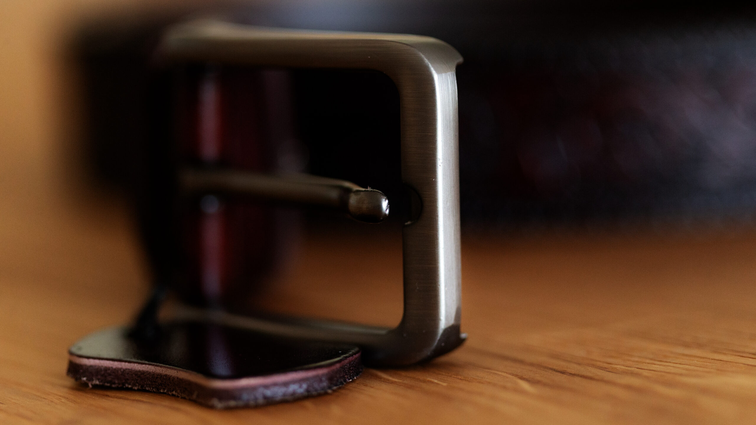 Gürtel mit Schnalle Flower Tooling Dark Brown  125cm – Bild 8