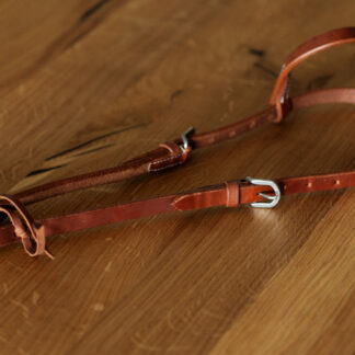 EE Tack Harness Kopfstück Herman Oak Leather Doppeleinohr