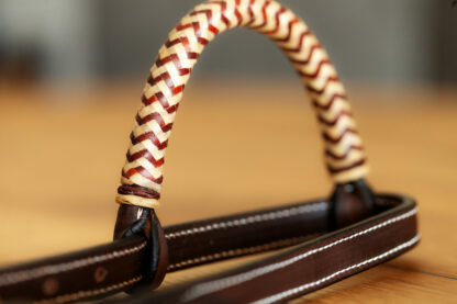 Schneiders® Harness Leather One Ear Headstall with Rawhide Accents – Bild 9