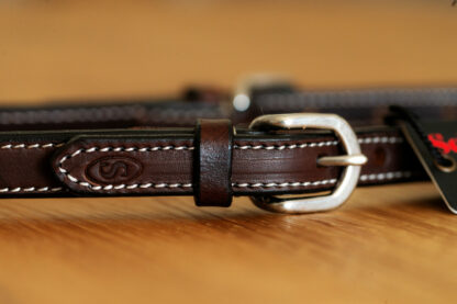Schneiders® Harness Leather One Ear Headstall with Rawhide Accents – Bild 8