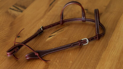 EE Tack Kopfstück Latigo Stitched Doppeleinohr