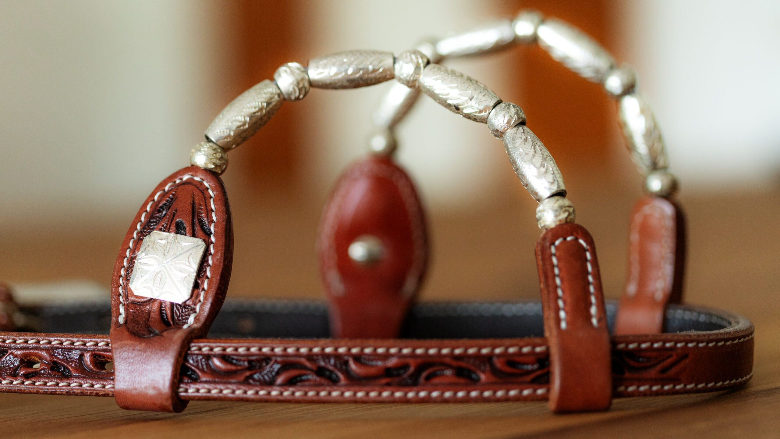 SN Tack Kopfstück Doppeleinohr Show-HS085 – Bild 4