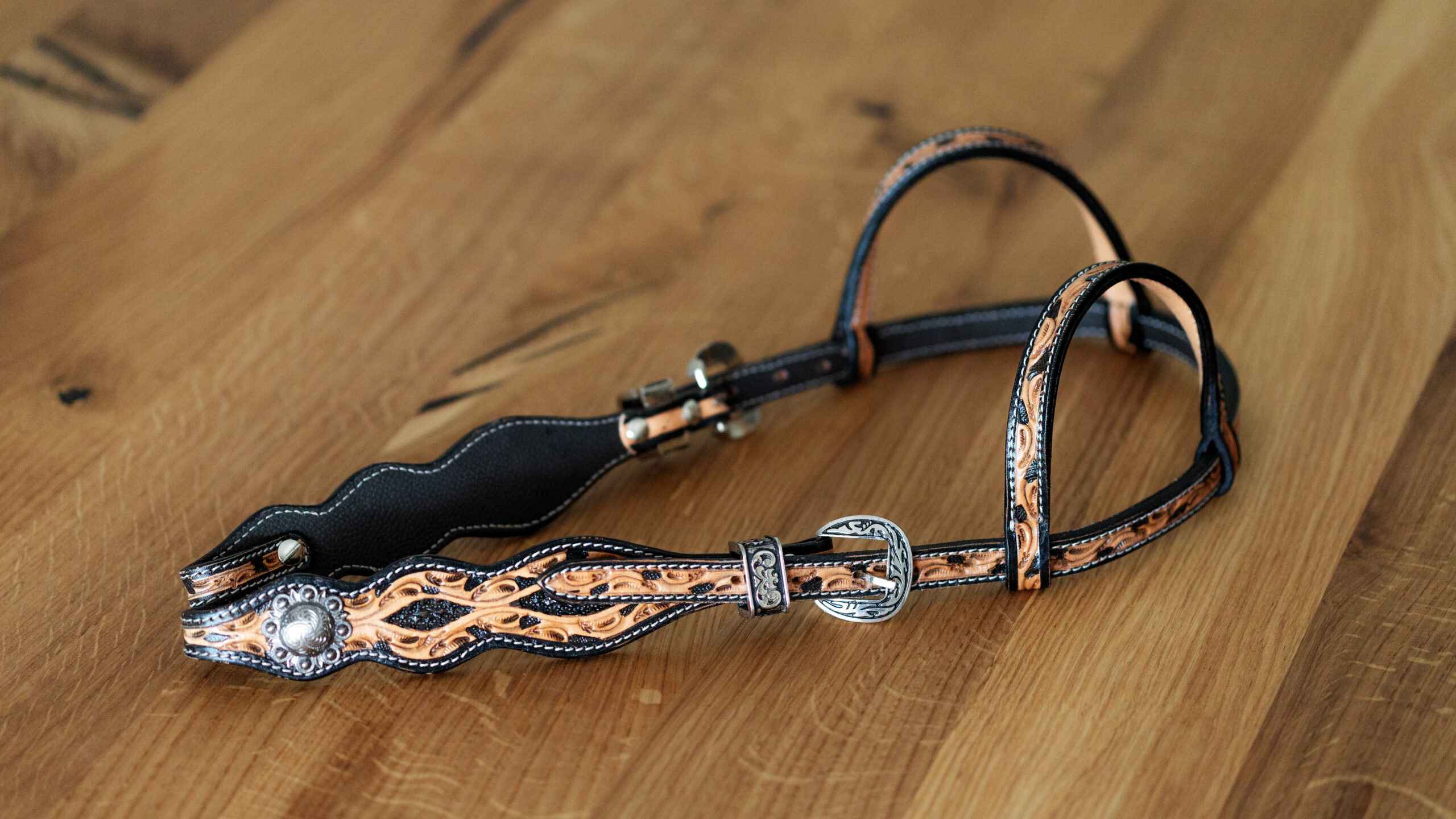 SN Tack Kopfstück Doppeleinohr Show-HS167