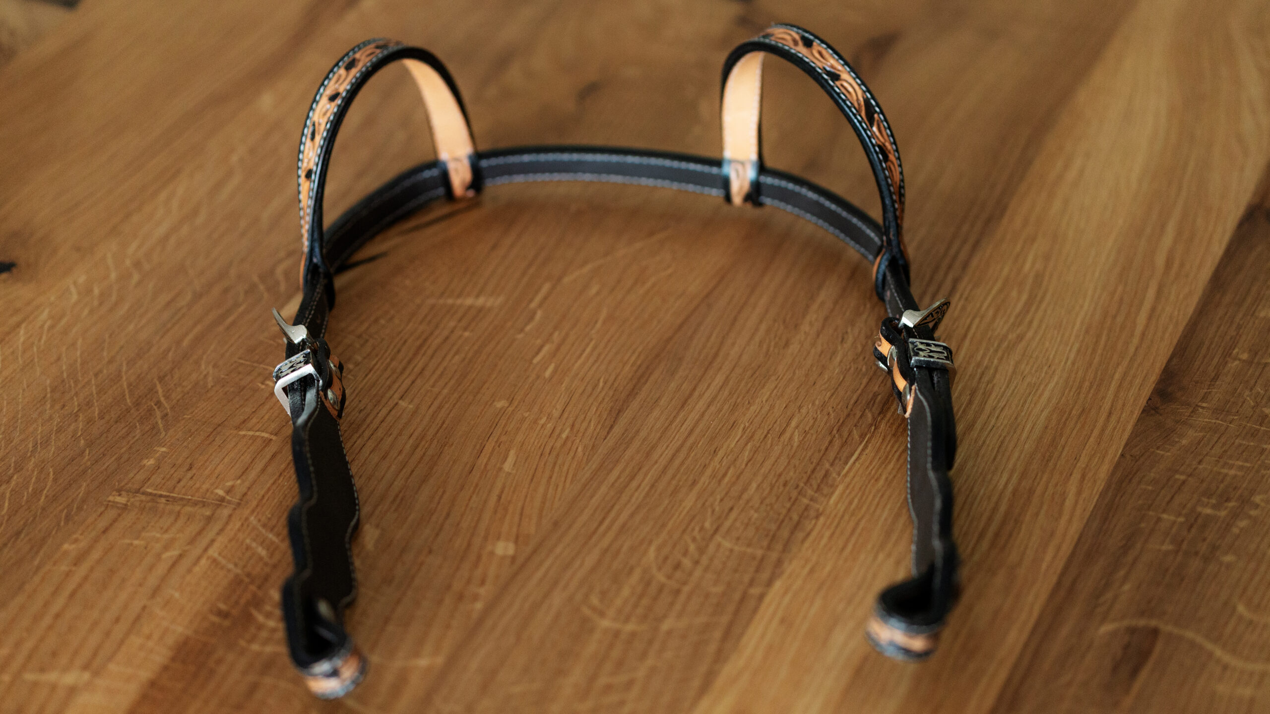 SN Tack Kopfstück Doppeleinohr Show-HS167 – Bild 7