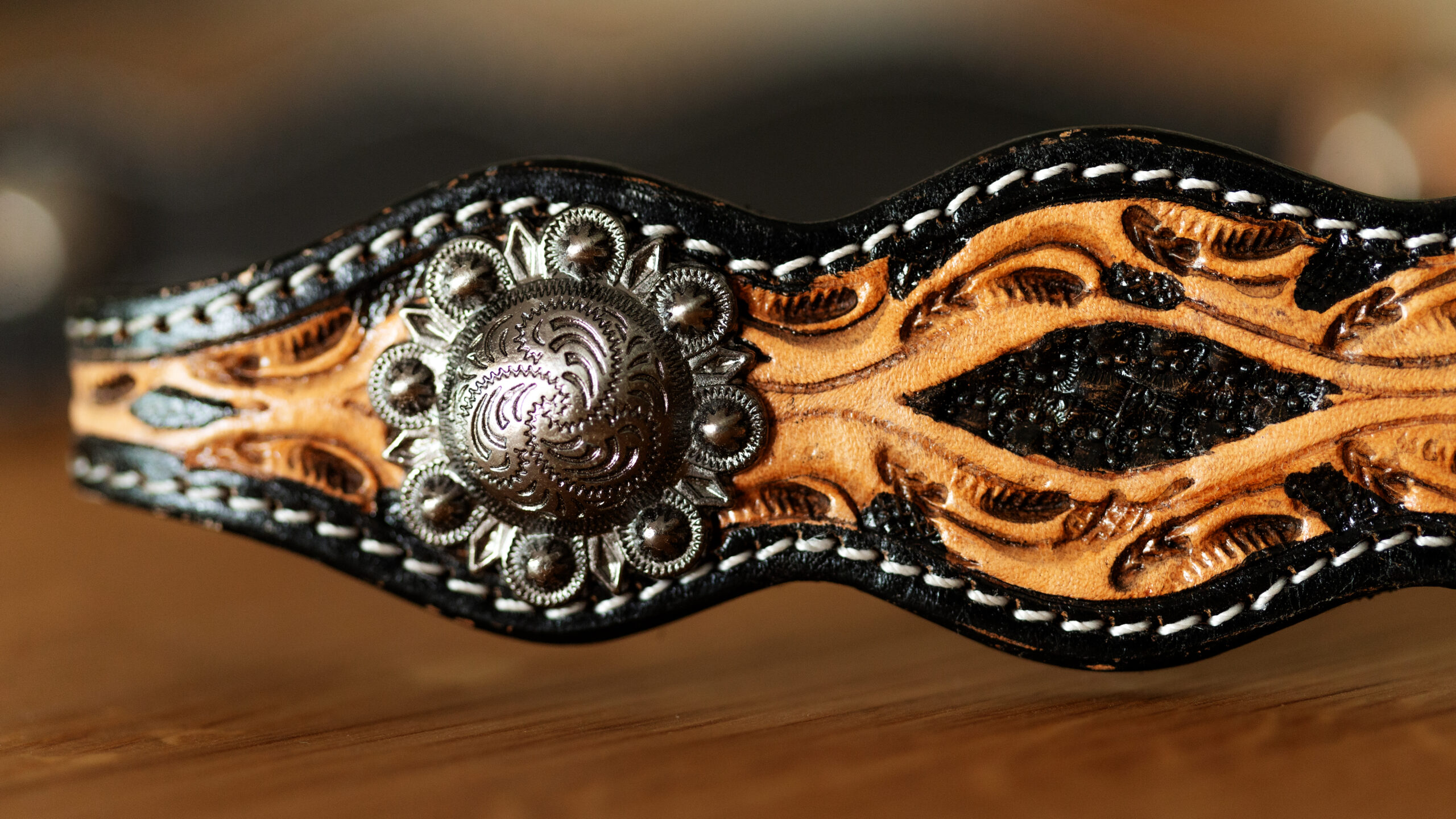 SN Tack Kopfstück Doppeleinohr Show-HS167 – Bild 3