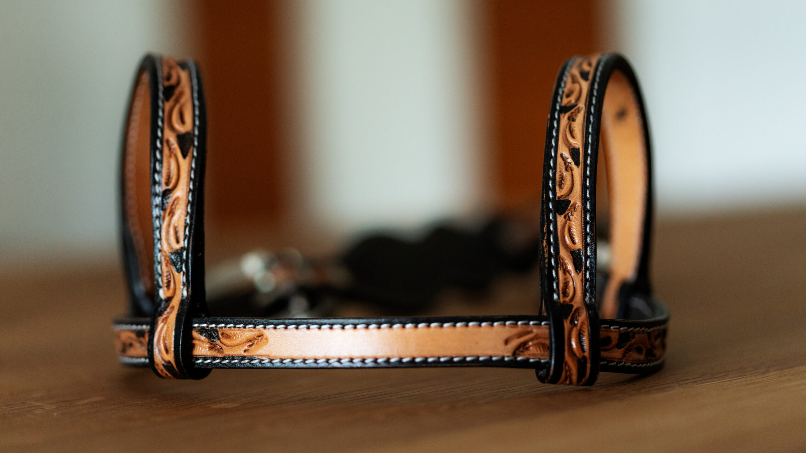 SN Tack Kopfstück Doppeleinohr Show-HS167 – Bild 4