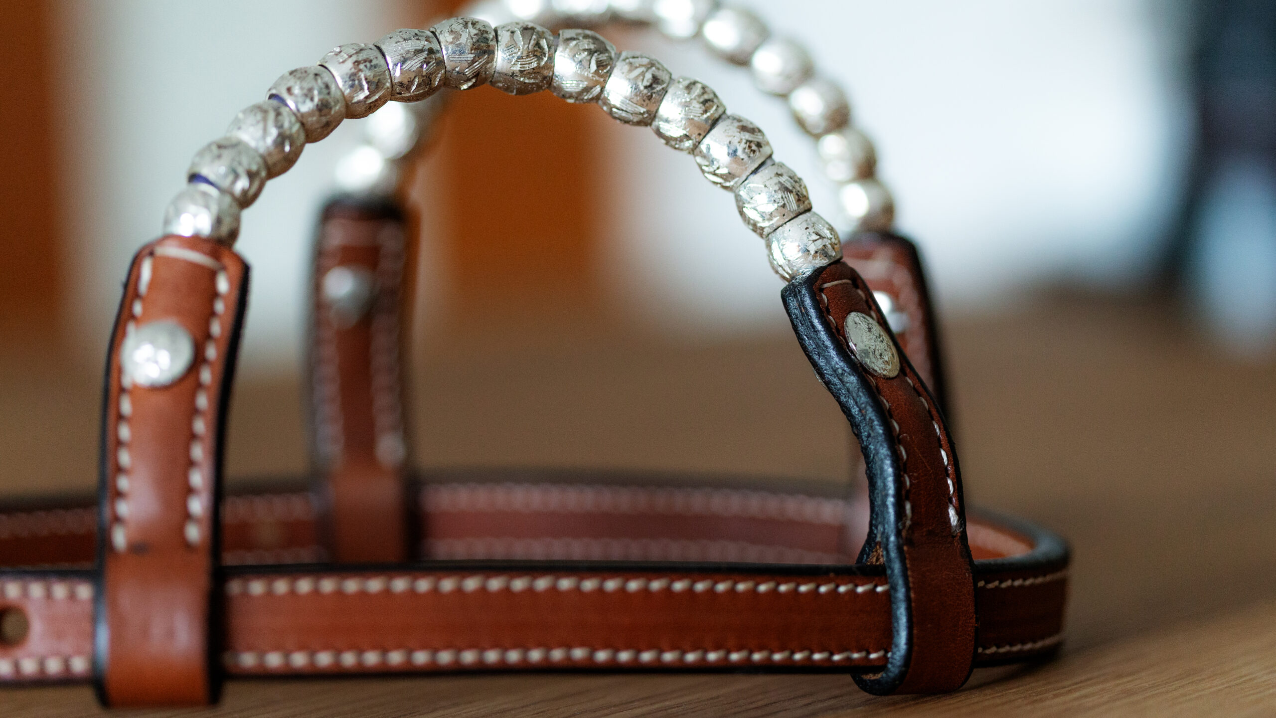 EE Tack Show Kopfstück Doppeleinohr – Bild 3