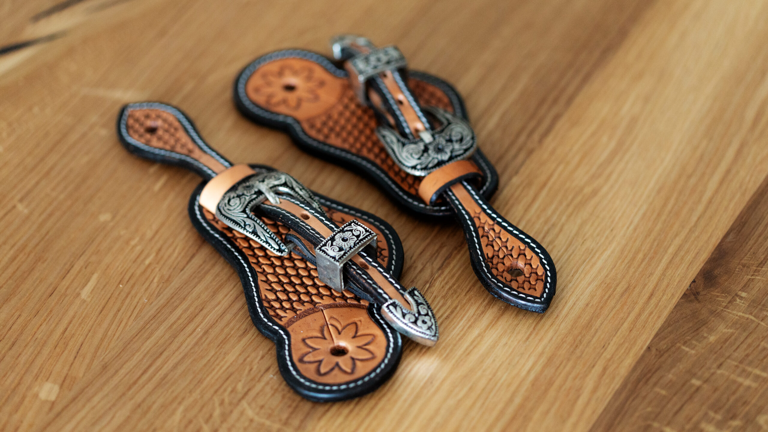 SN Tack Sporenriemen Show SP008 – Bild 4