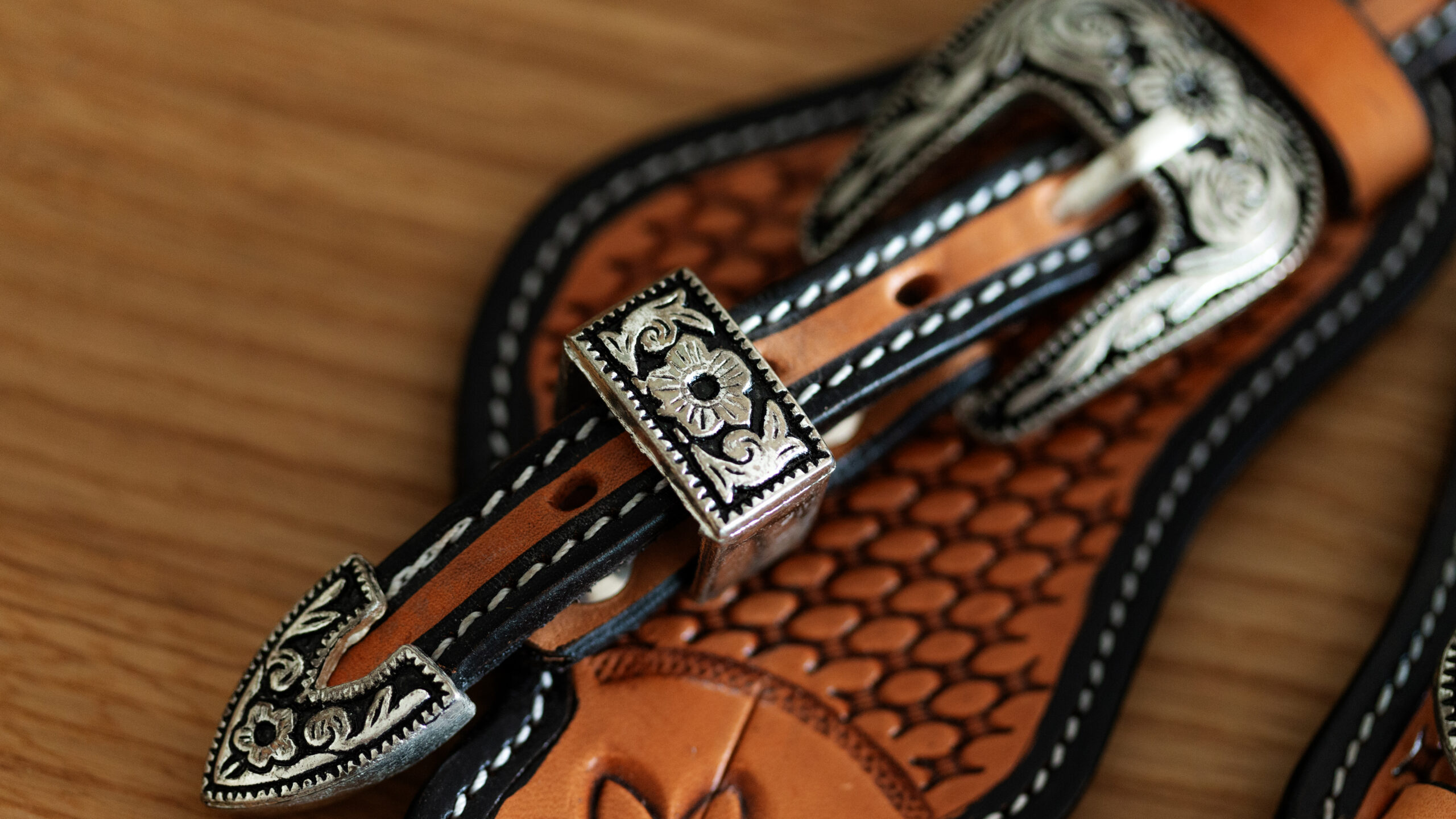 SN Tack Sporenriemen Show SP008 – Bild 3