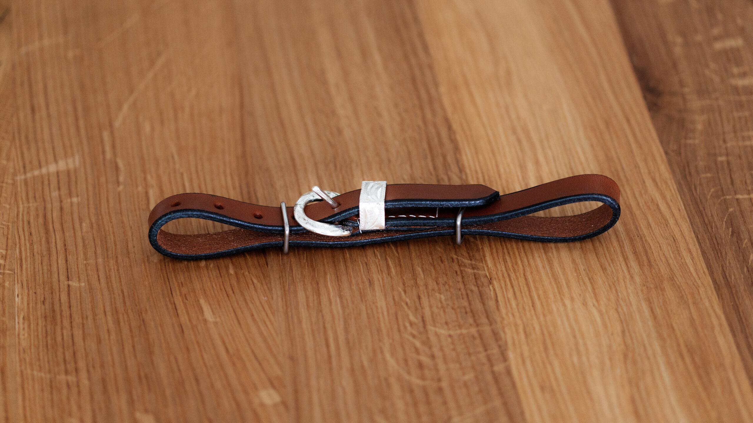 EE Tack Kinnriemen Show  Silber /Mittel – Bild 3