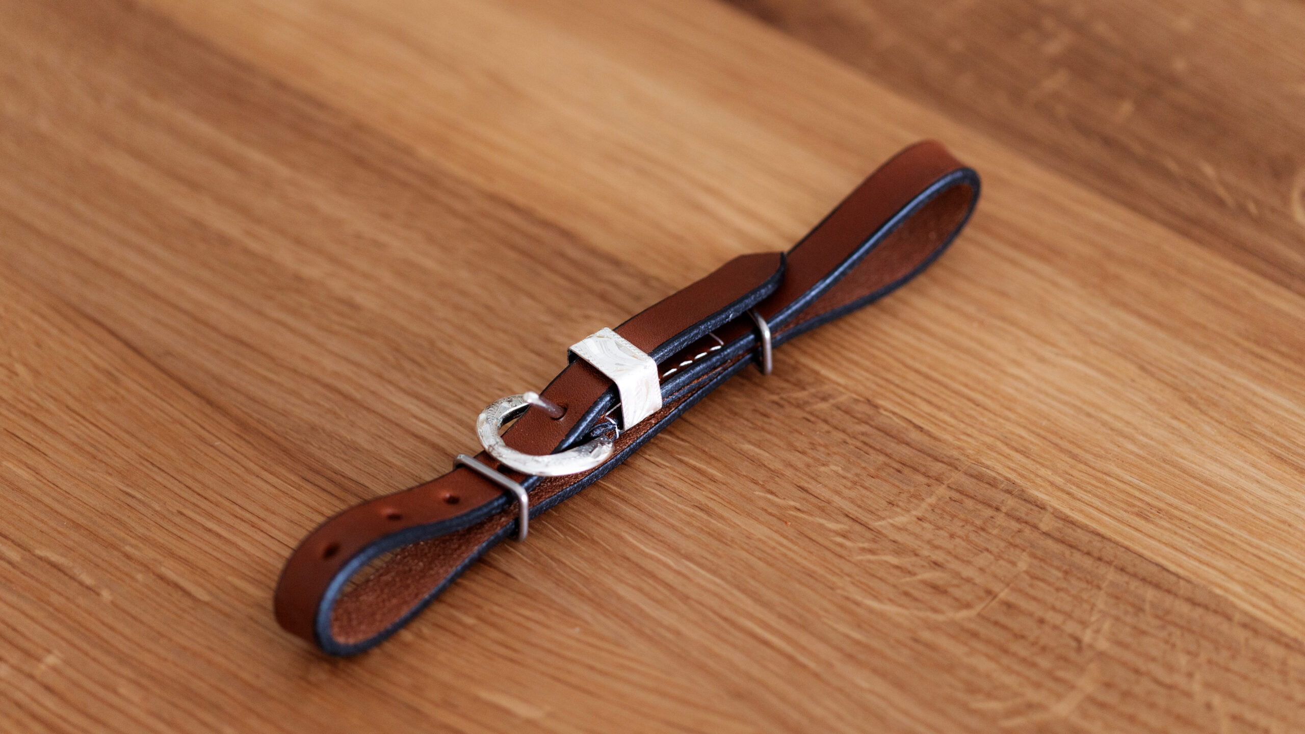 EE Tack Kinnriemen Show  Silber /Mittel